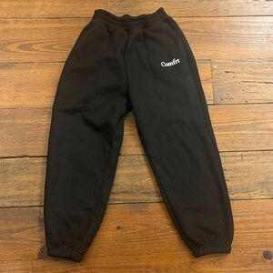 Comfrt Kids Black Sweatpants